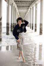 Load image into Gallery viewer, Cascade Denim Jacket Diamond Fringe