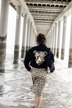 Load image into Gallery viewer, Cascade Denim Jacket Diamond Fringe