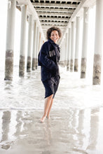 Load image into Gallery viewer, Cascade Denim Jacket Diamond Fringe