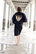 Load image into Gallery viewer, Cascade Denim Jacket Diamond Fringe