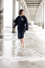 Load image into Gallery viewer, Cascade Denim Jacket Diamond Fringe