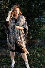 Load image into Gallery viewer, Nevada Fringed Shawl Cardigan