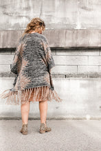 Load image into Gallery viewer, Nevada Fringed Shawl Cardigan