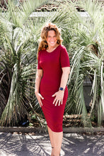 Load image into Gallery viewer, Nola Bodycon Midi Dress (Curve)