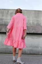 Load image into Gallery viewer, Trixie Tiered Swing Shirt Dress