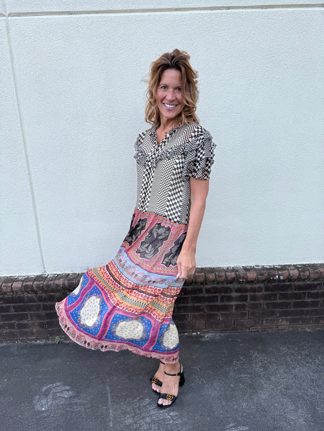 Lee Checker Dress