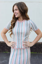 Load image into Gallery viewer, Candy Stripe Knit Set
