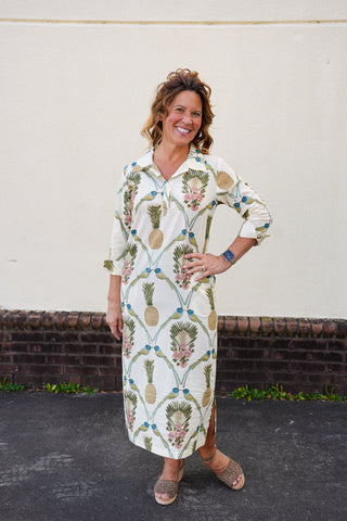 Pineapple Sheath Dress