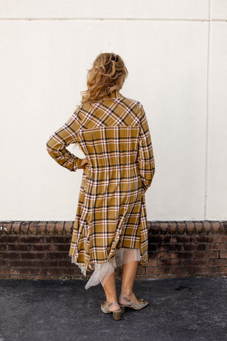Coco Plaid Jacket Dress