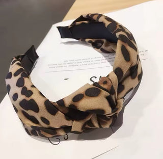 Leopard Knot Headband