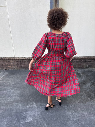 Noel Plaid Dress