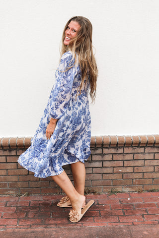 Marbella Silk Midi Dress