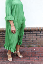 Load image into Gallery viewer, Petals Silky Pleated Dress

