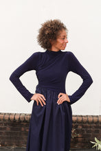 Load image into Gallery viewer, Selene Navy Dress
