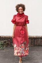 Load image into Gallery viewer, Vivienne Black Floral Dress
