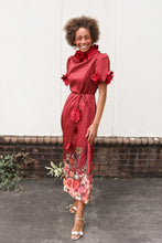 Load image into Gallery viewer, Vivienne Black Floral Dress
