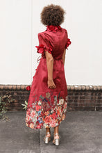 Load image into Gallery viewer, Vivienne Black Floral Dress

