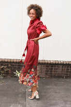 Load image into Gallery viewer, Vivienne Black Floral Dress
