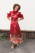 Load image into Gallery viewer, Vivienne Black Floral Dress
