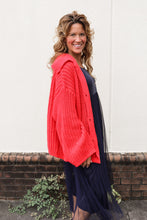 Load image into Gallery viewer, Red Cardigan Sweater

