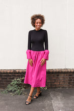 Load image into Gallery viewer, Fuchsia Sweater Dress
