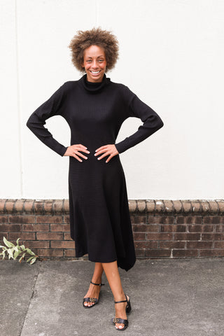 Ribbed Sweater Dress