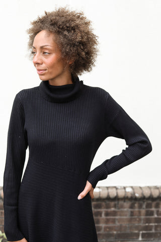 Ribbed Sweater Dress