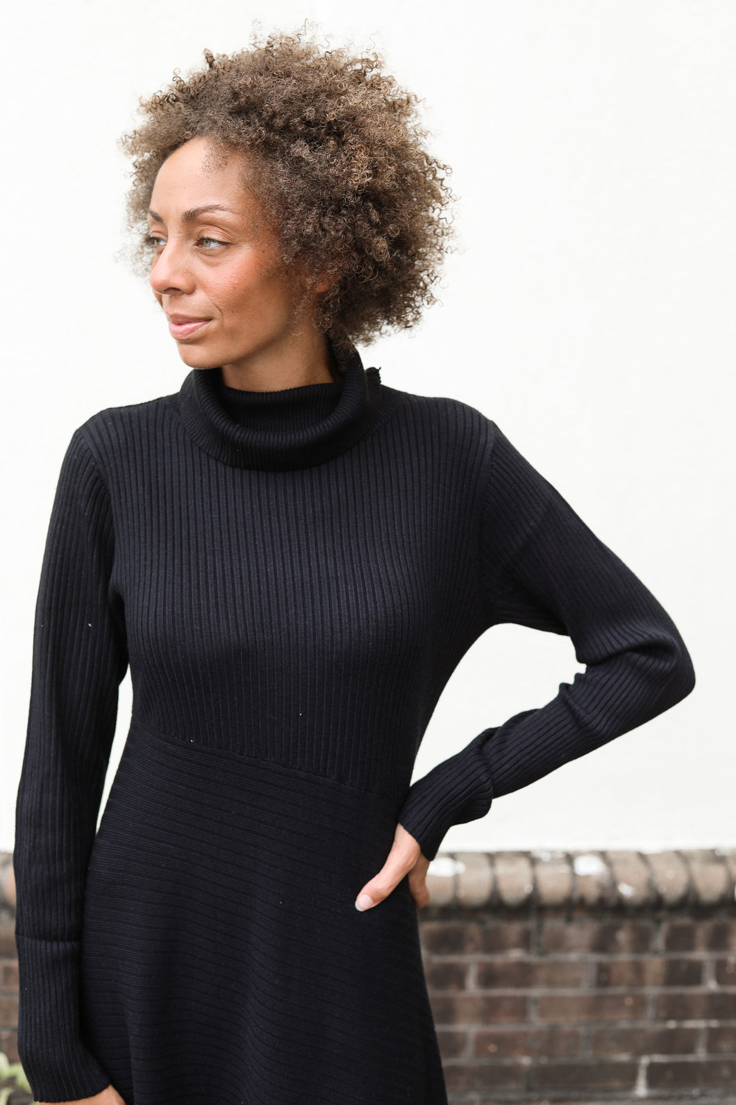 Ribbed Sweater Dress