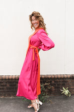 Load image into Gallery viewer, Zarina Pink Orange Dress
