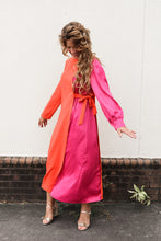 Load image into Gallery viewer, Zarina Pink Orange Dress
