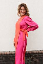 Load image into Gallery viewer, Zarina Pink Orange Dress
