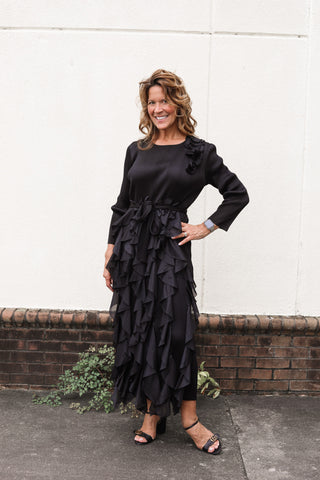 Seraphina Silky Pleated Dress
