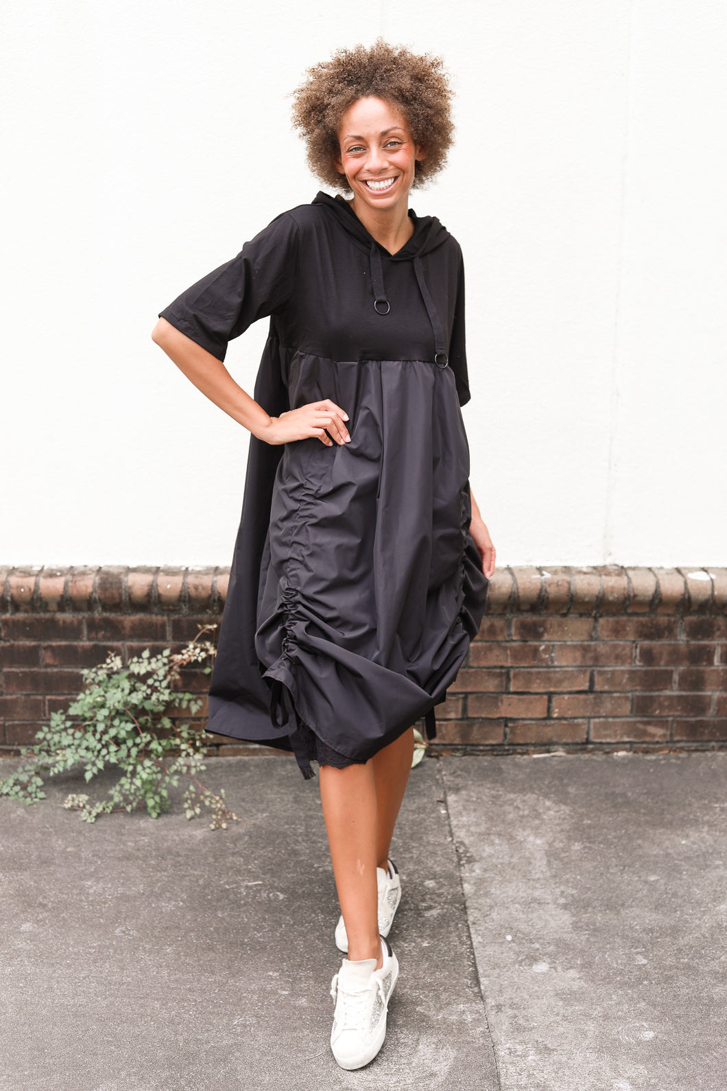 Black Hoodie Dress