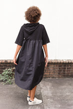 Load image into Gallery viewer, Black Hoodie Dress
