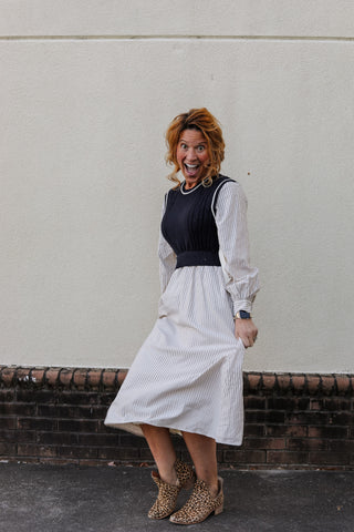 Blanche Sweater Vest Dress