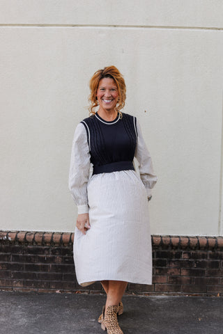 Blanche Sweater Vest Dress