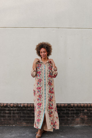 Peacock Duster Dress