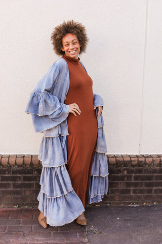 Column Knit Dress