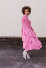 Load image into Gallery viewer, Silky Pleated Ruffle Dress
