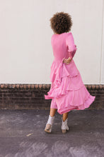 Load image into Gallery viewer, Silky Pleated Ruffle Dress
