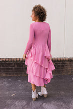 Load image into Gallery viewer, Silky Pleated Ruffle Dress
