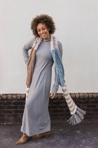 Column Knit Dress