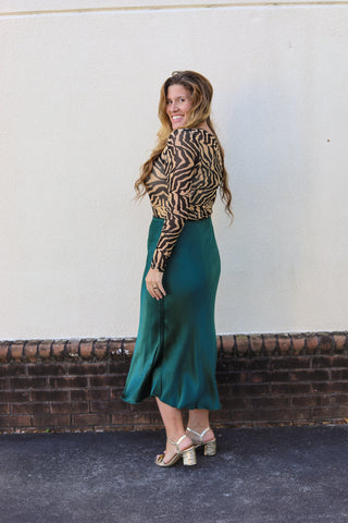 Silk Slip Skirt
