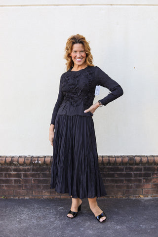 Little Silky Pleated Set