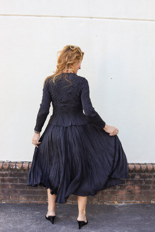 Little Silky Pleated Set