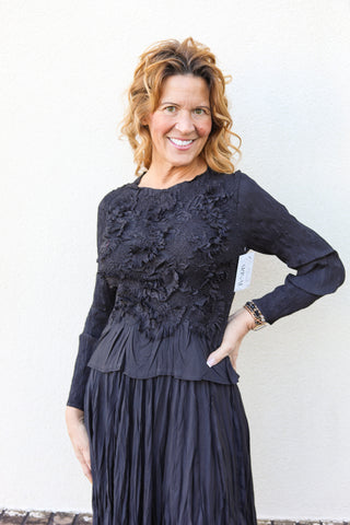 Little Silky Pleated Set