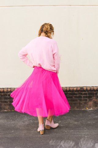 Pink Bows Sweater Top