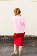 Load image into Gallery viewer, Pink Bows Sweater Top
