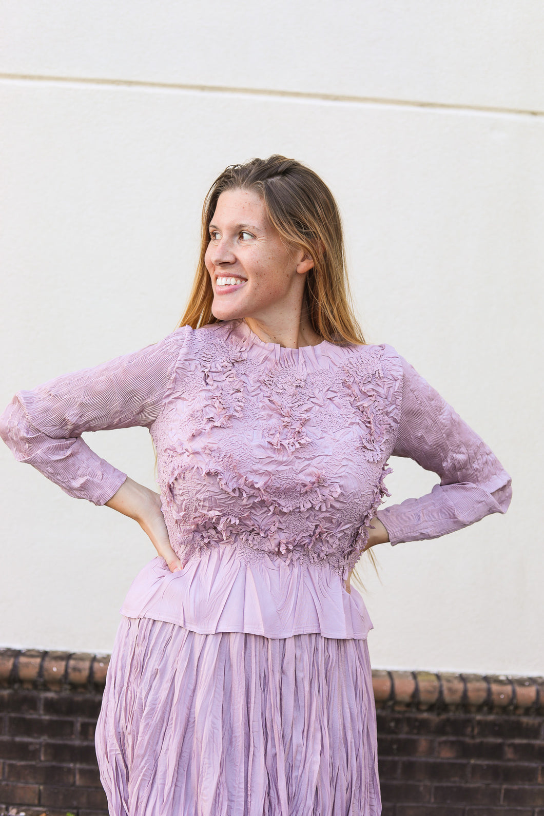 Little Silky Pleated Set