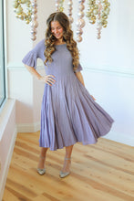 Load image into Gallery viewer, Elise Silky Pleated Dress
